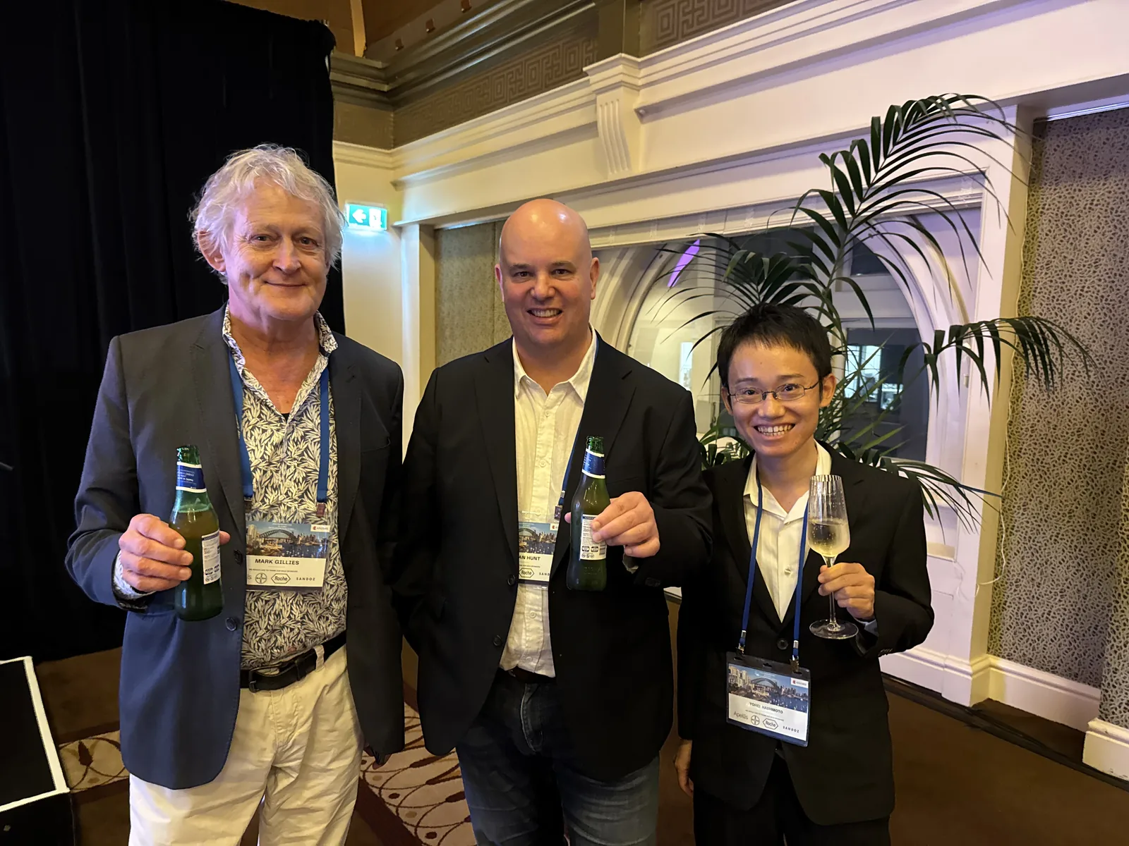 Professor Mark Gillies, A/Prof Adrian Hunt and Dr Yohei Hashimoto at ANZSRS 2026 after presenting the Fight Retinal Blindness! registry session