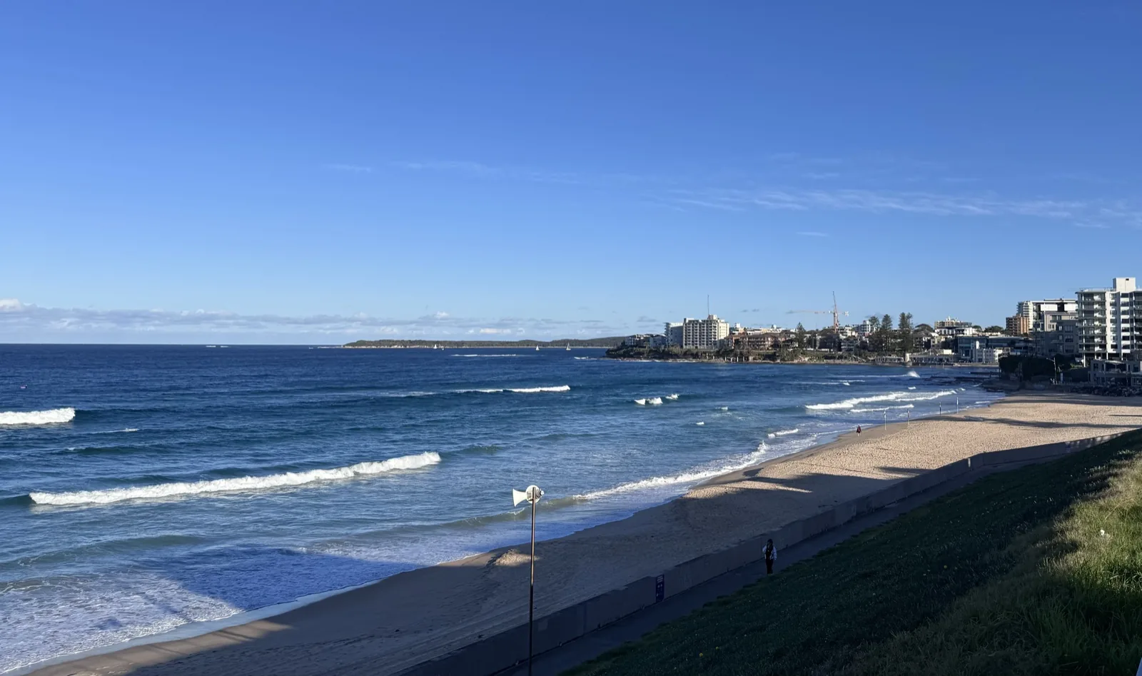 Cronulla beach and surf in the Sutherland Shire — a lifetime of sun, wind, and water exposure is the main driver of surfer's eye