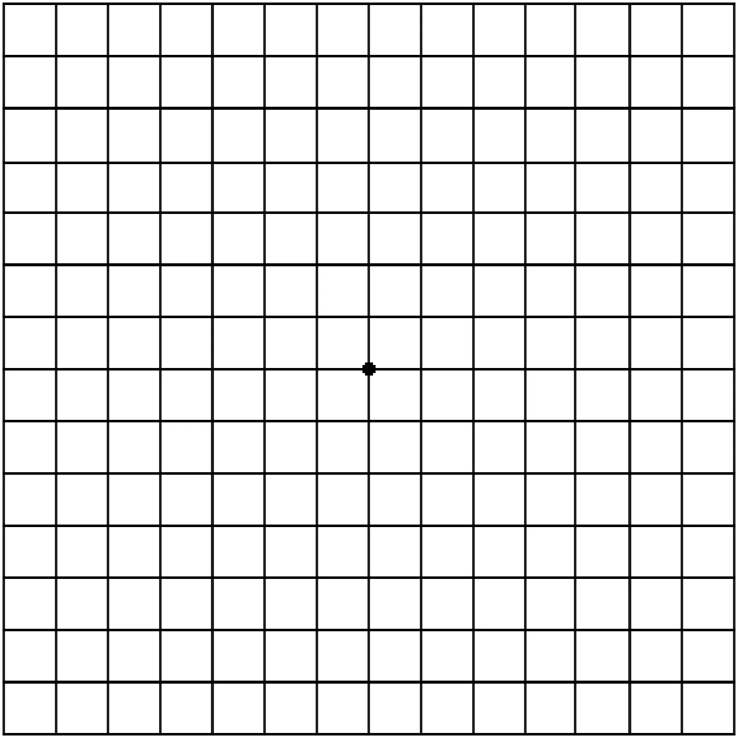 Normal Amsler grid